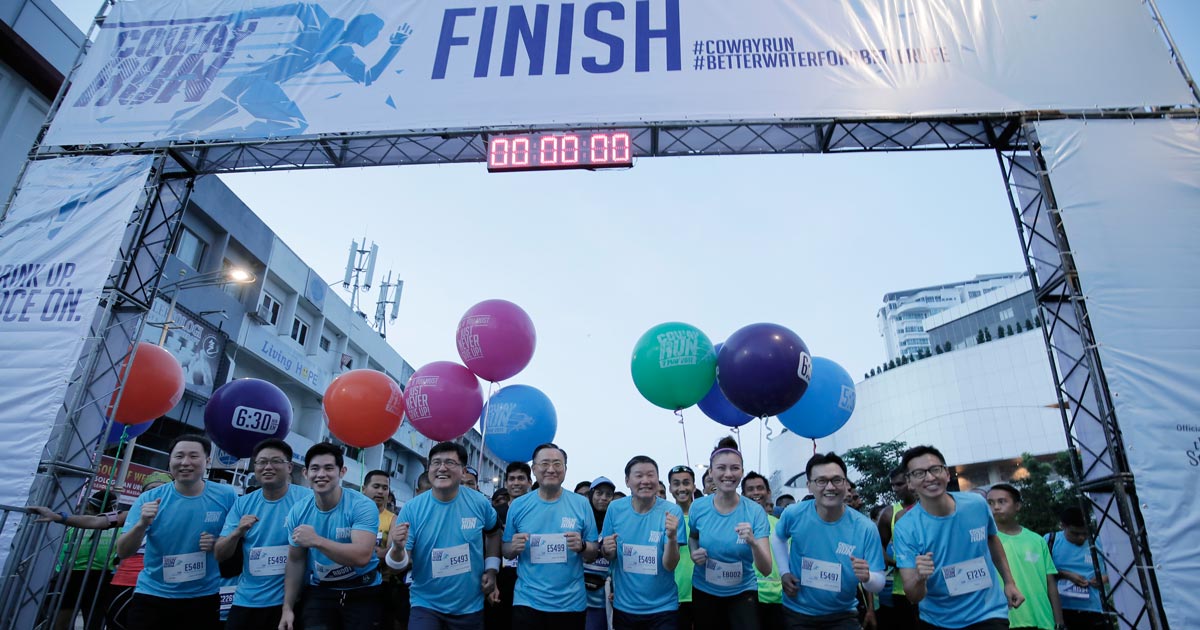 Coway Run on 7th May was a tremendous success! VOIZ asia