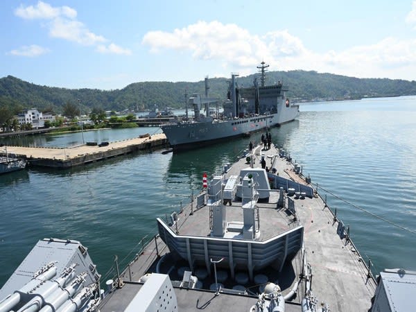 Indian Naval ships Delhi and Shakti arrive at Malaysia’s Kota Kinabalu